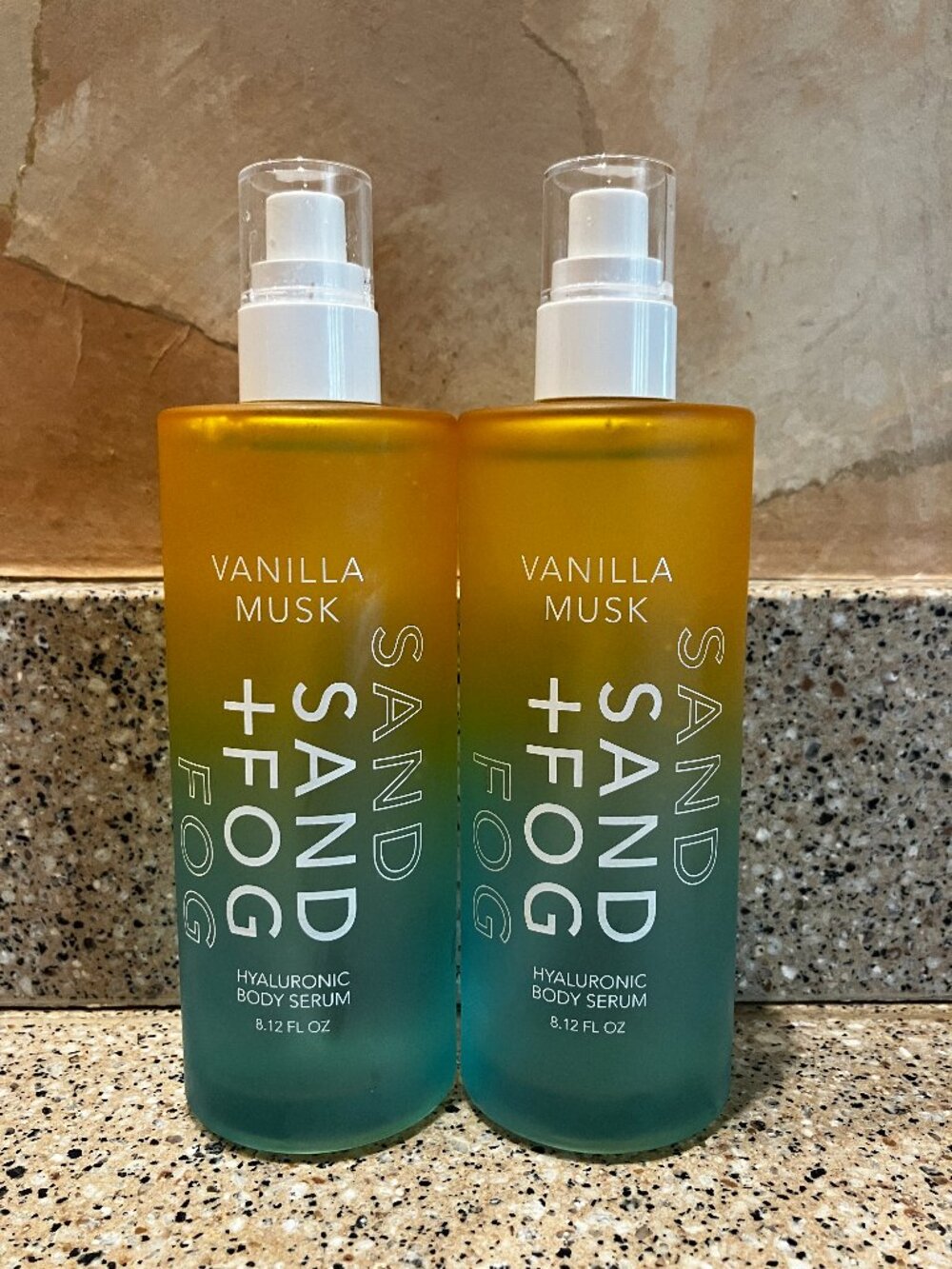 SAND + FOG Set of 2 Vanilla Musk Body Serums! NEW